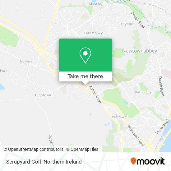 Scrapyard Golf map