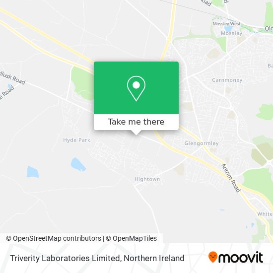 Triverity Laboratories Limited map