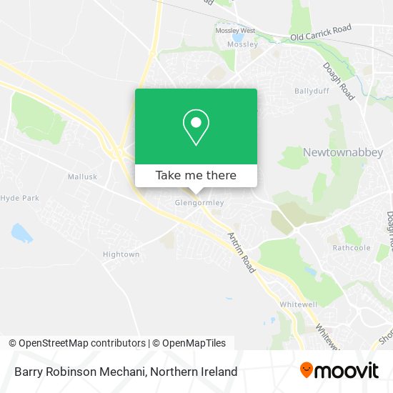 Barry Robinson Mechani map