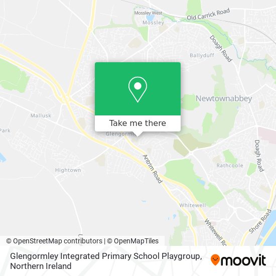 Glengormley Integrated Primary School Playgroup map