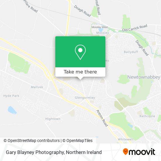 Gary Blayney Photography map