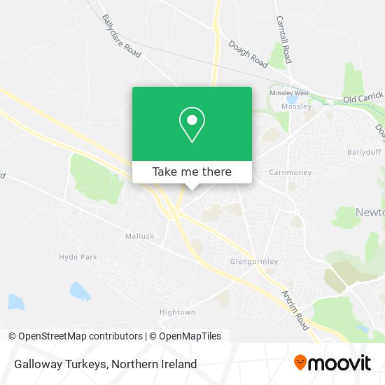 Galloway Turkeys map