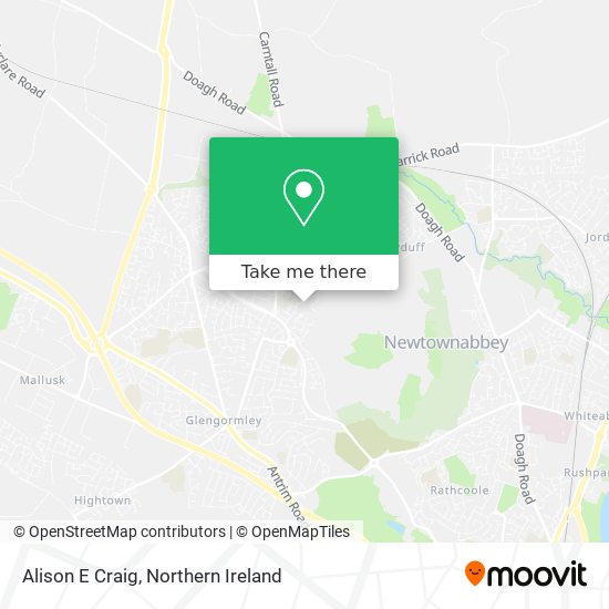 Alison E Craig map
