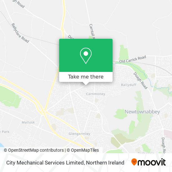 City Mechanical Services Limited map