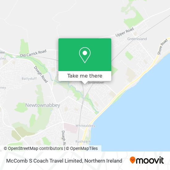 McComb S Coach Travel Limited map