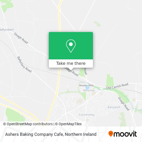 Ashers Baking Company Cafe map