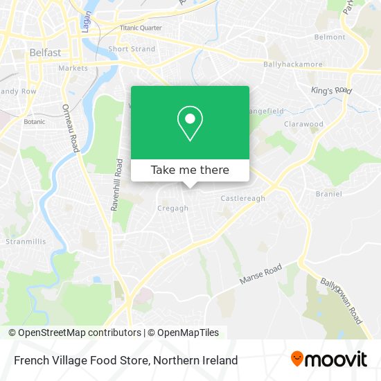 French Village Food Store map