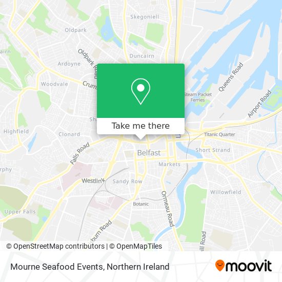 Mourne Seafood Events map