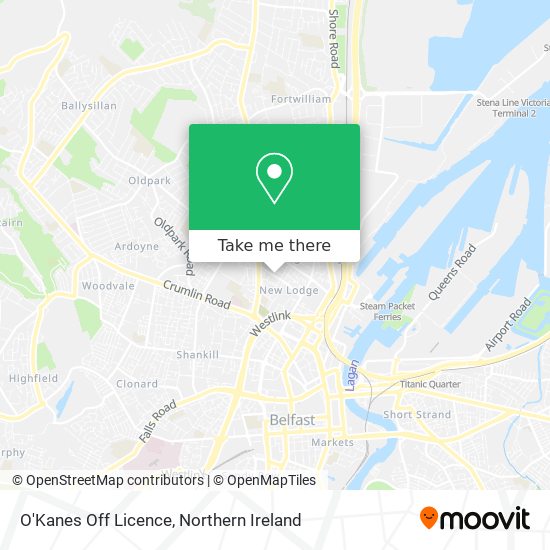 O'Kanes Off Licence map