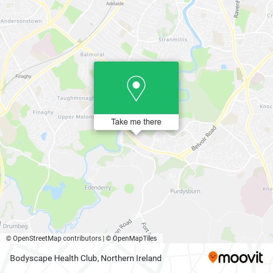 Bodyscape Health Club map