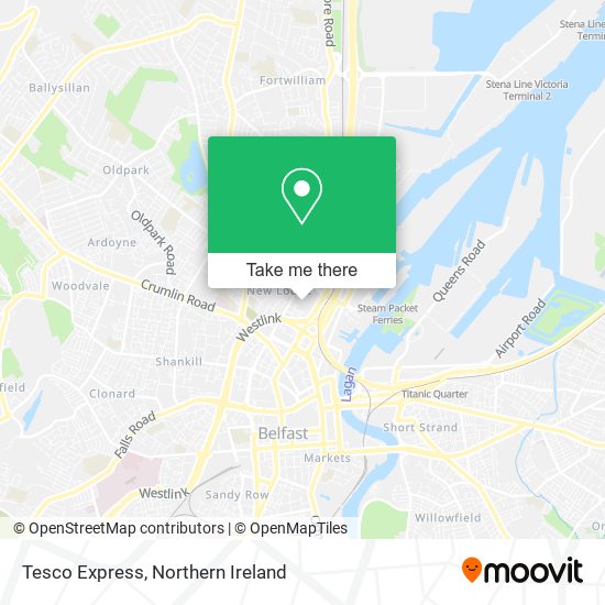 Tesco Express map