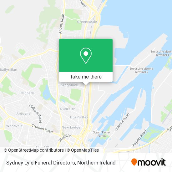 Sydney Lyle Funeral Directors map