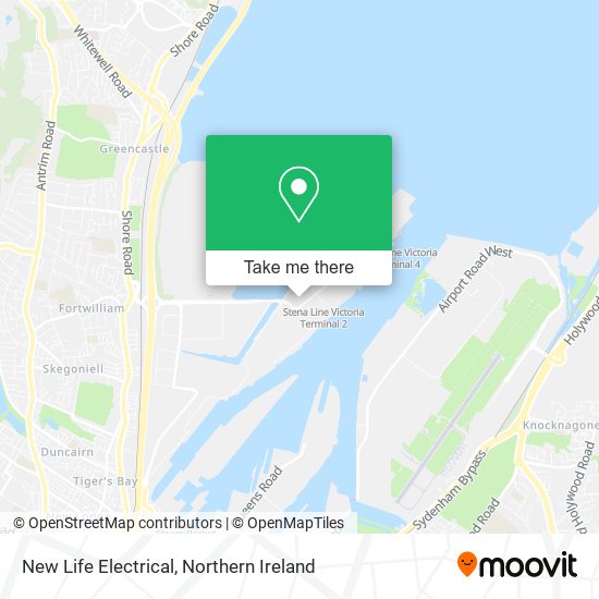 New Life Electrical map