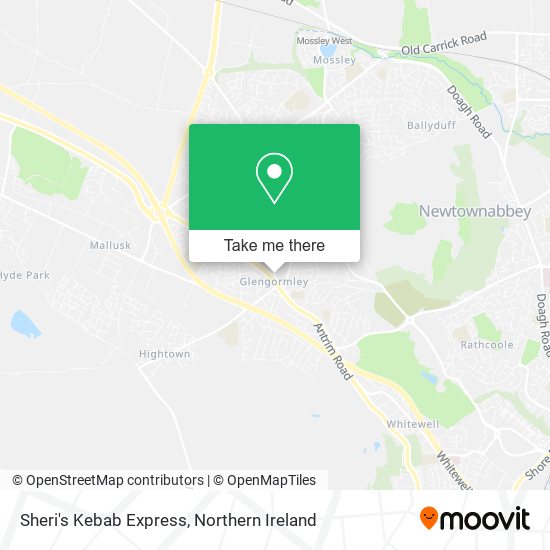 Sheri's Kebab Express map