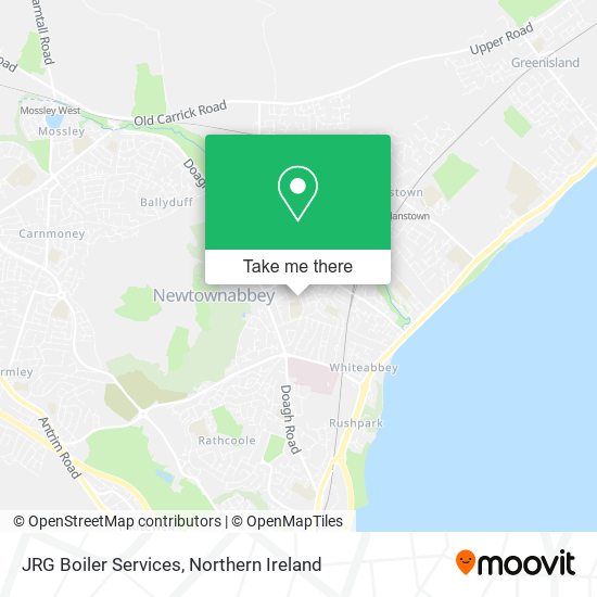 JRG Boiler Services map