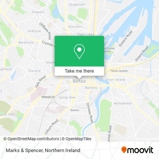 Marks & Spencer map