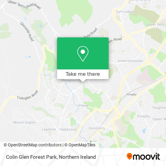 Colin Glen Forest Park map