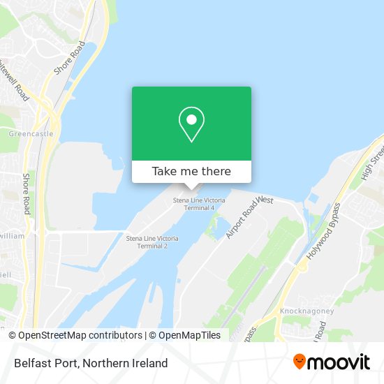Belfast Port map
