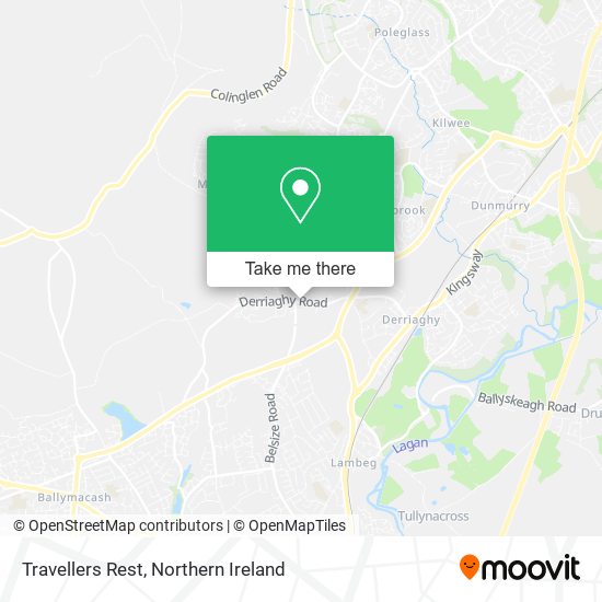Travellers Rest map