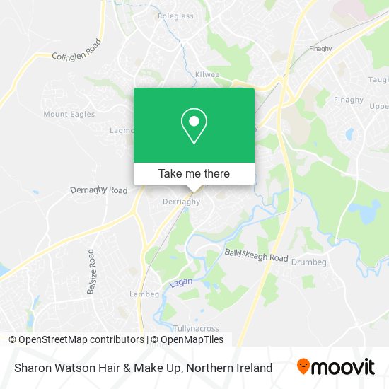 Sharon Watson Hair & Make Up map