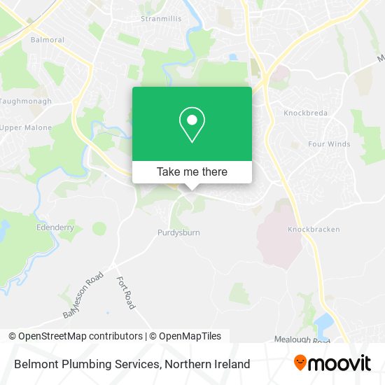 Belmont Plumbing Services map
