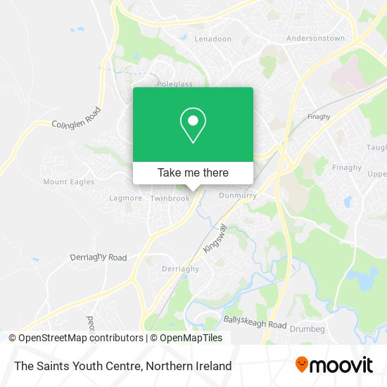The Saints Youth Centre map