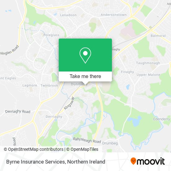 Byrne Insurance Services map