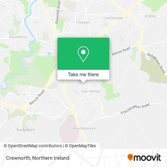 Crewnorth map