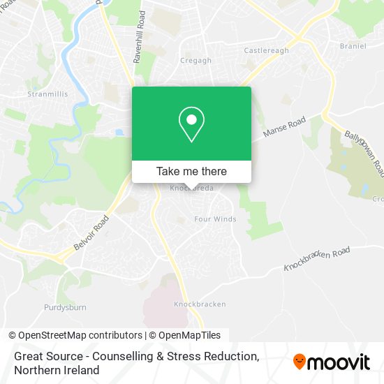 Great Source - Counselling & Stress Reduction map