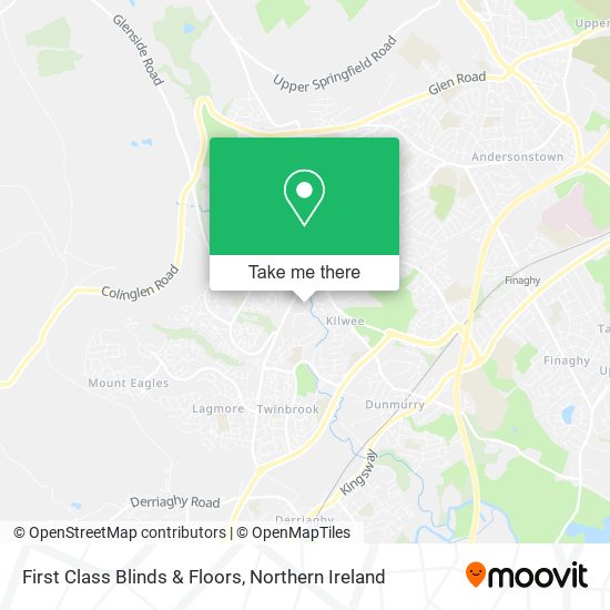 First Class Blinds & Floors map