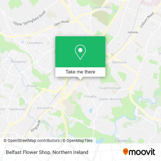 Belfast Flower Shop map