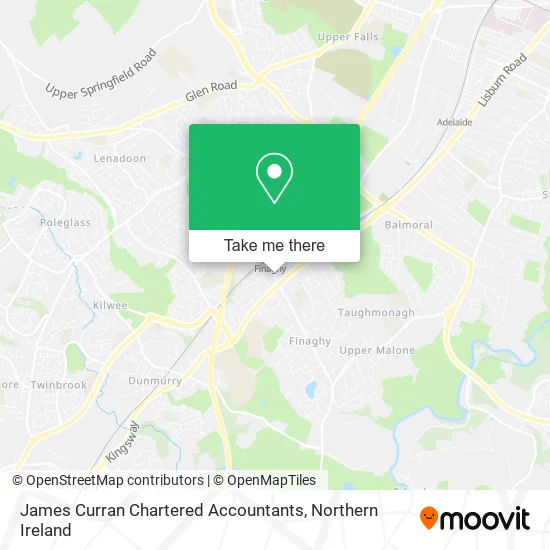 James Curran Chartered Accountants map