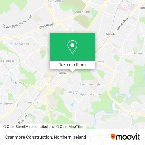 Cranmore Construction map