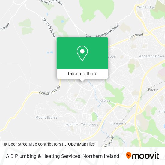 A D Plumbing & Heating Services map