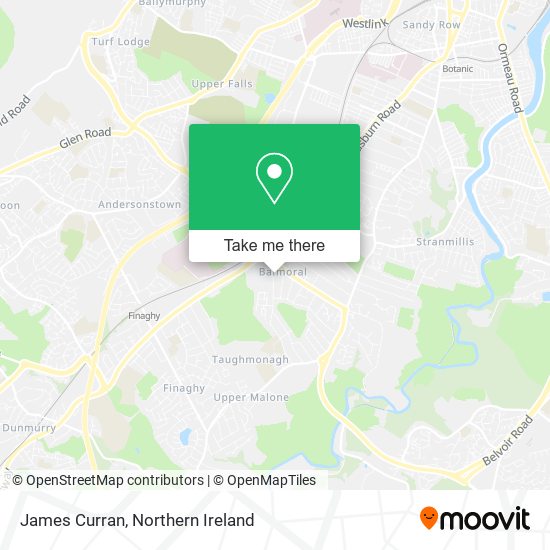 James Curran map
