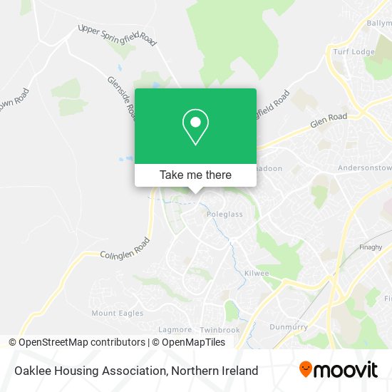 Oaklee Housing Association map