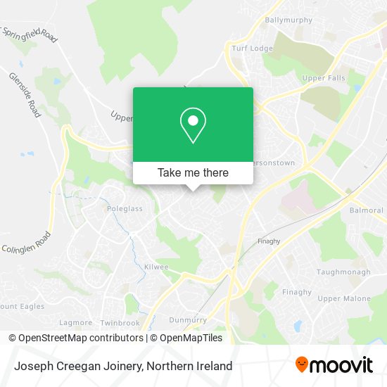 Joseph Creegan Joinery map