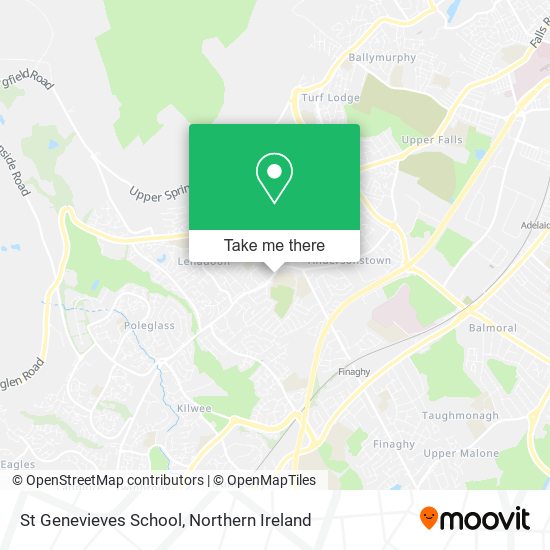 St Genevieves School map