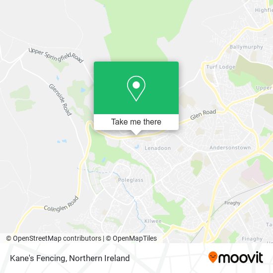 Kane's Fencing map