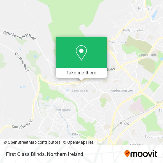 First Class Blinds map
