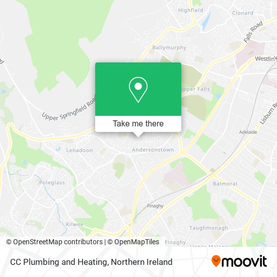 CC Plumbing and Heating map