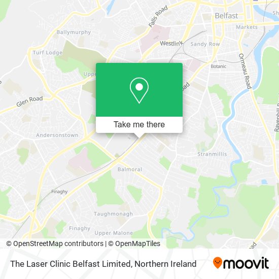 The Laser Clinic Belfast Limited map
