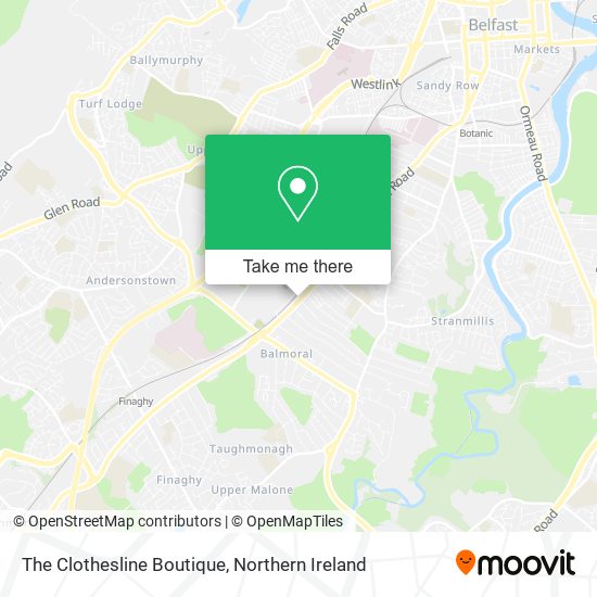 The Clothesline Boutique map