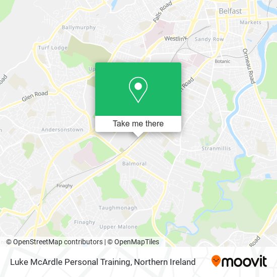 Luke McArdle Personal Training map