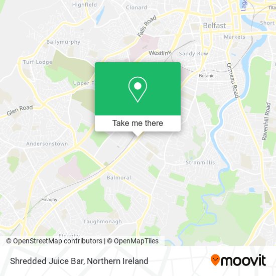 Shredded Juice Bar map