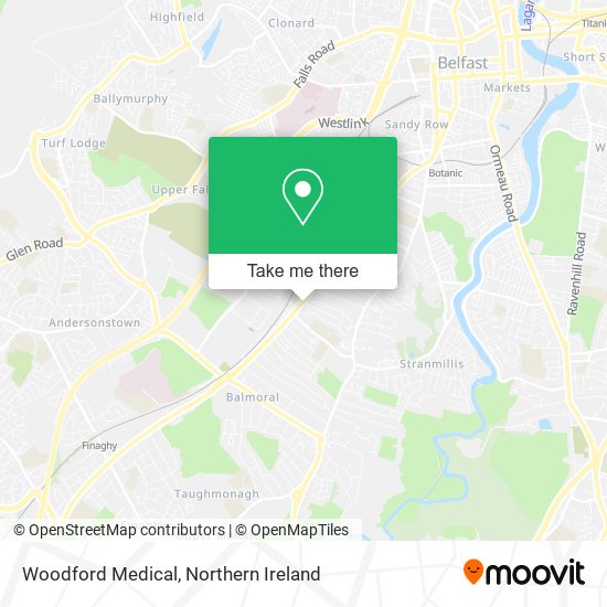 Woodford Medical map