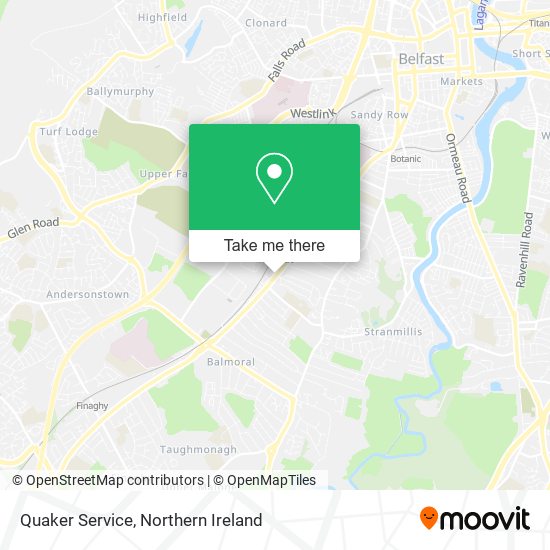 Quaker Service map