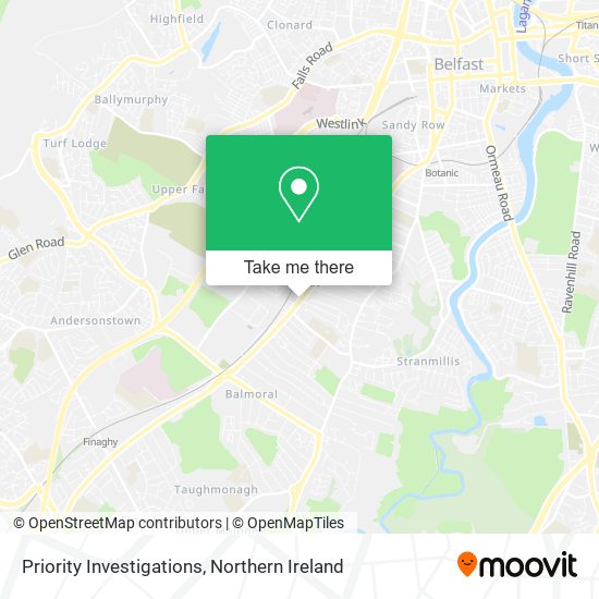 Priority Investigations map
