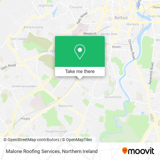 Malone Roofing Services map