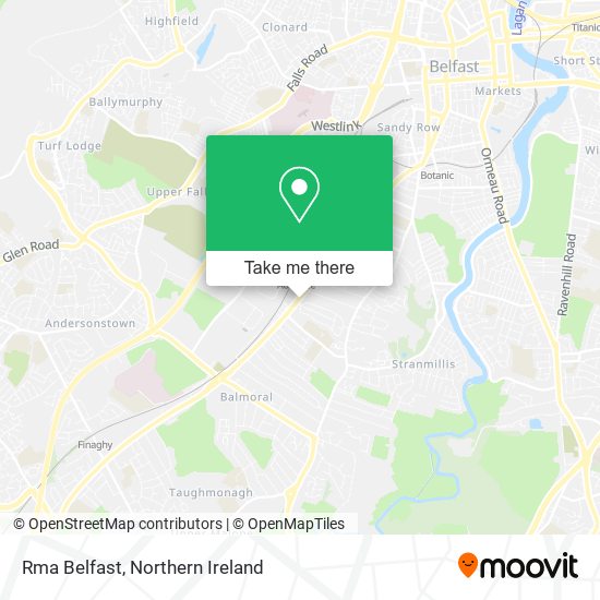 Rma Belfast map